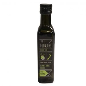 Products: Founders Lemon & Fennel infused Extra Virgin Olive Oil
