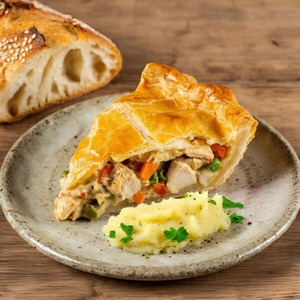 MYLK Chicken and Vegetable Single Pie