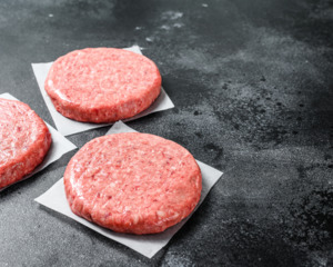 Products: Beef Patties Frozen, 120g Burger Patties Wellington Meat Direct