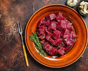 Products: Diced Venison NZ Farmed Venison Meat Direct Wellington