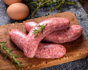 Products: Pork Belly Sausages Butcher-Made Sausages Meat Direct Wellington