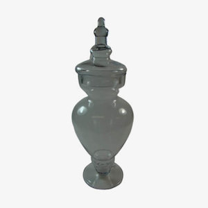 Products: Apothecary-Candy Jar 34Cm High With Rounded Middle - Mecasso Furniture