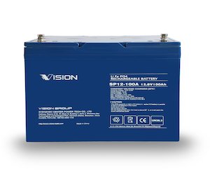 Solar Batteries: Vision 12v 100ah Lithium Battery
