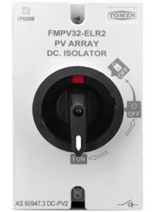 Solar: PV Isolator Switch 1200v 32amp IP66 rated