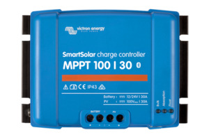 Charge Controllers: Victron SMARTSOLAR MPPT 100/30 (12/24V-30A)