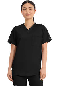 Unisex: WW Revolution Unisex 1 Pocket Tuckable V-Neck Top WW625