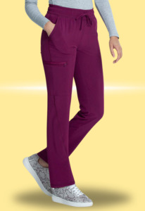 Allura Petite Mid Rise Drawstring Tapered Leg Pant CKA184P