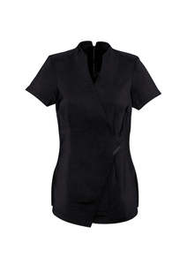 Biz Care Ladies Spa Tunic Black H630L
