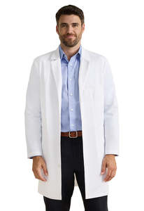 HH White Coat Lawrence Men's 37" Lab Coat - HH401