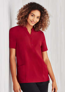 Biz Care Womens Florence Plain Tunic - CS949LS