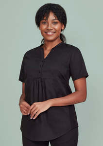 Biz Care Womens Rose Tunic Scrub Top - CST243LS