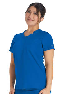 DK Balance Women's Notched V-Neck Top - DK671