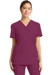 CK Achieve Women's 2-Pocket V-Neck Top - CK832