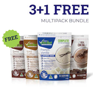 Shakes: 3+1 FREE Multipack Shake Bundle