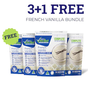 Shakes: 3+1 FREE French Vanilla Shake Bundle