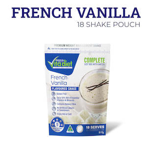 Shakes: French Vanilla Shake 18 Serve Pouch