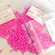 Czech Seed Bead: 16177 - Bright Pink Opaque - drop down for sizes