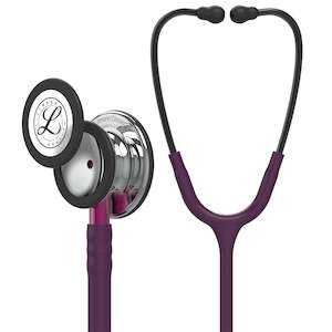 Littmann Classic III Monitoring Stethoscope: Mirror & Plum - Pink Stem 5960