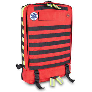Paramedic Bags: Compact Modular Tactical Backpack Red - Polyester