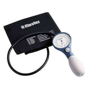 Aneroid Sphygmomanometers: Riester Ri-San Sphygmomanometer: Blue