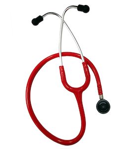 Other Stethoscopes: Duplex 2.0 Stethoscope - Neonate Red Stainless Steel