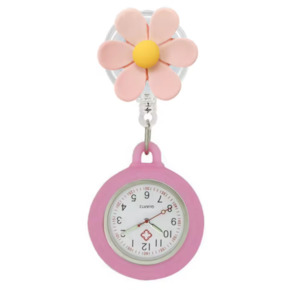 Watches: Flower Fob Watch Pink