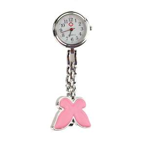 Watches: Butterfly Fob Watch - Pink