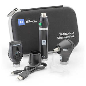Combined Diagnostic Sets: Welch Allyn Diagnostic Set - LED Coaxial Ophthalmoscope +MacroView Basic