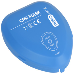 AEROMASK CPR Mask in Hard Cover