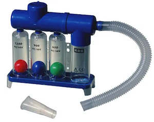Resuscitation Airways: Tri-Gym Expiratory & Inspiratory Breathing Exerciser