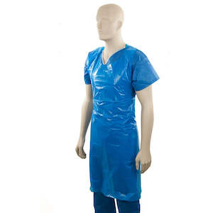 Masks Protectors: Bastion Apron - 40mu Heavy Duty - Tear Off - Blue per 50