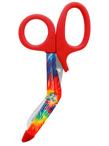 Scissors: 5.5" StyleMate Utility Scissors - Tie Dye Rainbow
