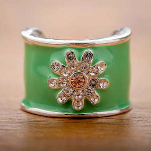 Littmann Accessories: CharMED Stethoscope Charm - Daisy Flower Green