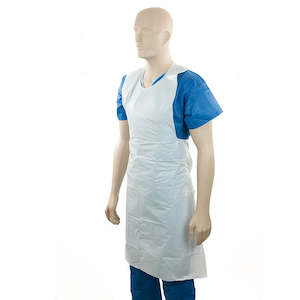 Ppe: Bastion Apron - 30mu - Tear Off - White per 50