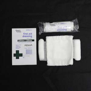 Wound Care Packs: First Aid Wound Dressing - Medium - 12cm x 12cm