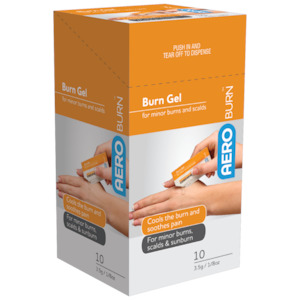 AEROBURN Burn Gel Sachet 3.5g pack/10