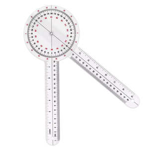 Measuring Tools: 12 Inch Protractor Goniometer
