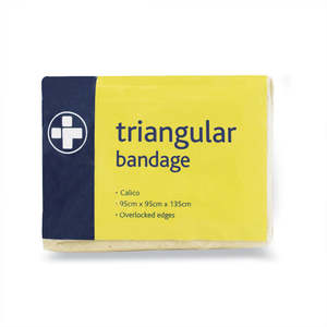Calico Triangular Bandage - 93 x 135cm x Hemmed