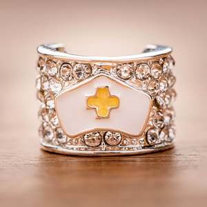 Nursing: CharMED Stethoscope Charm -  Nurses Cap