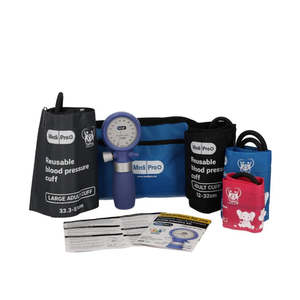 Blood Pressure Cuffs: Aneroid Sphymomanometer with Adult & Child Cuffs