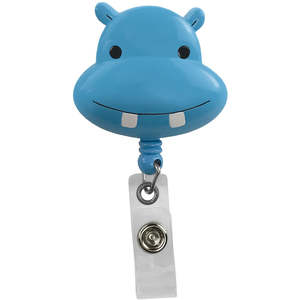 Id Tags: Deluxe Retracteze™ ID Holder Hippo