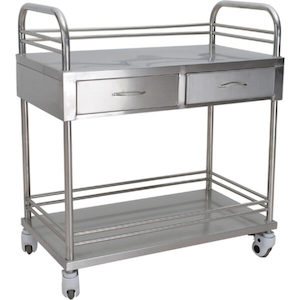 Products: Stainless Steel Instrument Trolley with Drawers – Mediscope