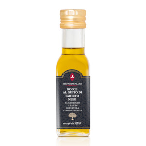 Olive Oil: Extra Virgin Olive Oil with Black Truffle 100ml 'Stefania Calugi'