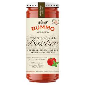 Tomatoes: Sugo Al Basilico Sauce 'Rummo' 340g