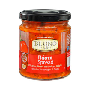 Buono Roasted Red Pepper & Garlic Spread 200g