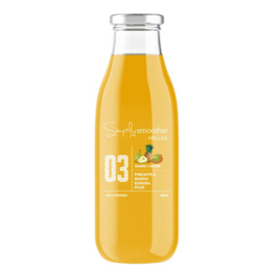 Beverages Non Alcoholic: Simply Smoothie 03 Pineapple Mango Banana Pear 250ml