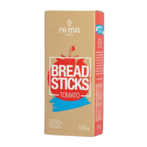 New Lines: Nima Tomato Basil Breadsticks 100g