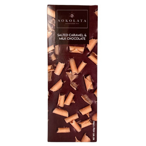Sweets: Sokolata Milk Caramel, Sea Salt & Milk Chocolate 55g