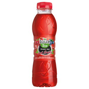 Beverages Non Alcoholic: Loux Green Tea Red Fruits 500ml