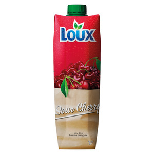 Beverages Non Alcoholic: Loux Sour Cherry Fruit Juice 1l